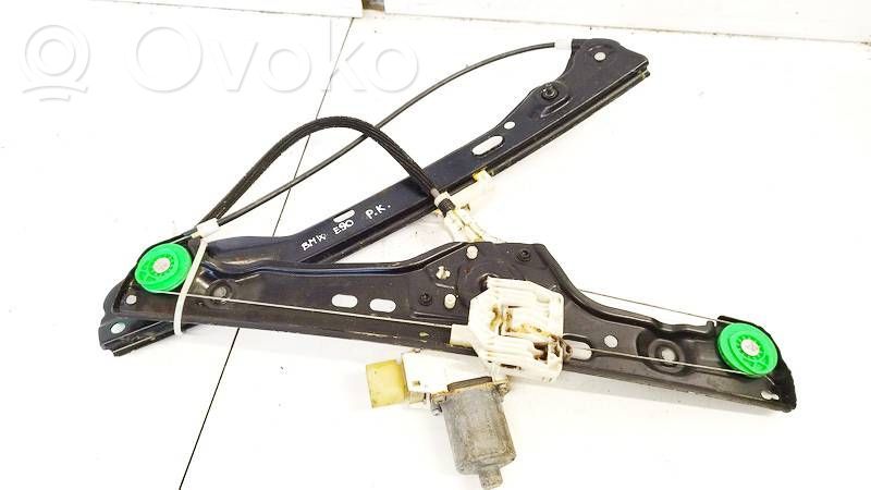 BMW 3 E90 E91 Regulador con motor de la ventanilla de la puerta corredera 
