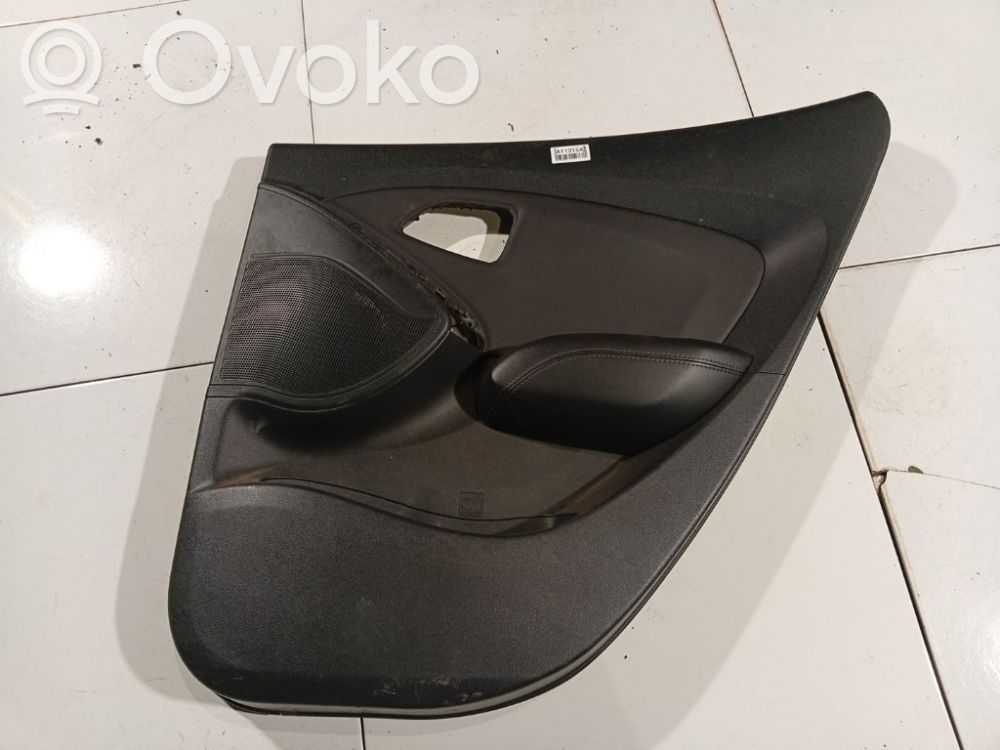 Moldura del tarjetero de la puerta trasera