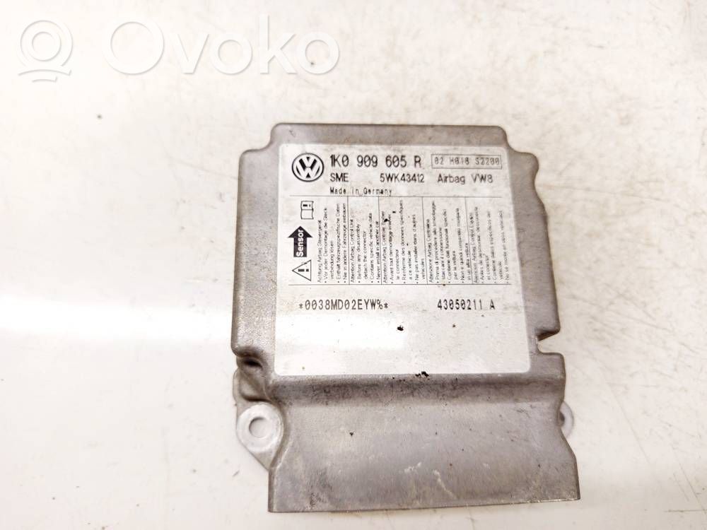 Unidad de control/módulo del Airbag   1K0909605R,1K0909605R