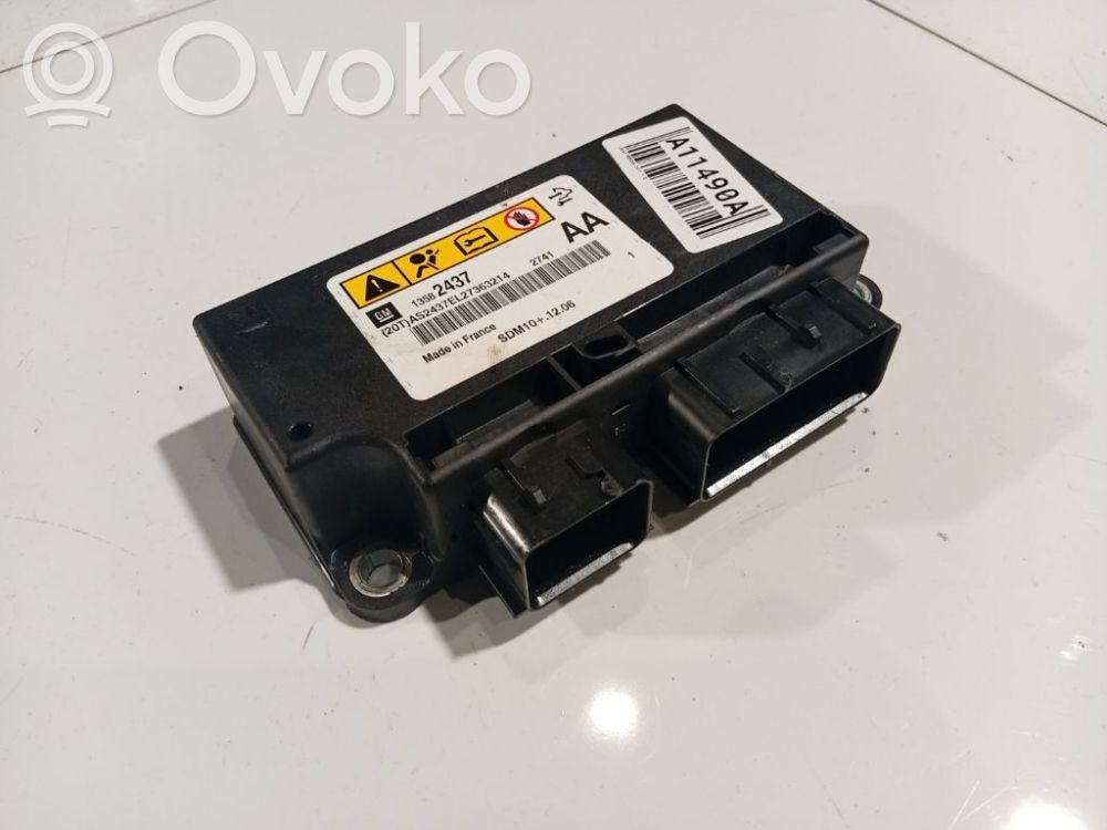 Opel Meriva B Centralina/modulo airbag 