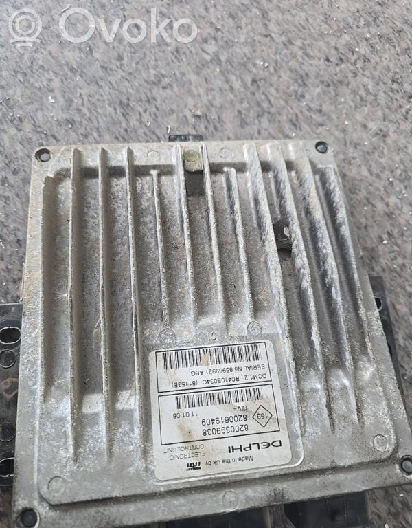 Sterownik / Moduł ECU   8200399038,8200399038,8200619409,R04108034C,SERIALNO8598921A6C