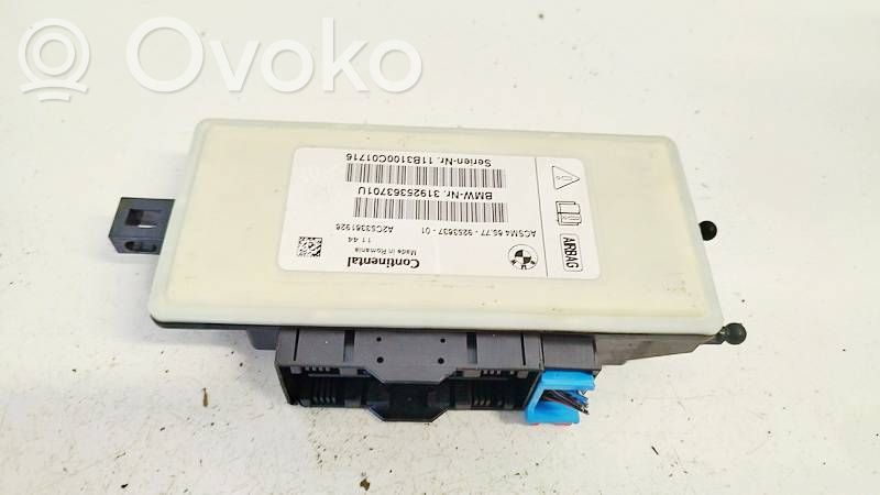 BMW 5 F10 F11 Unitate/modul de comandă airbaguri 