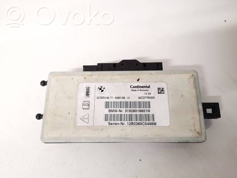 BMW 5 F10 F11 Unitate/modul de comandă airbaguri
