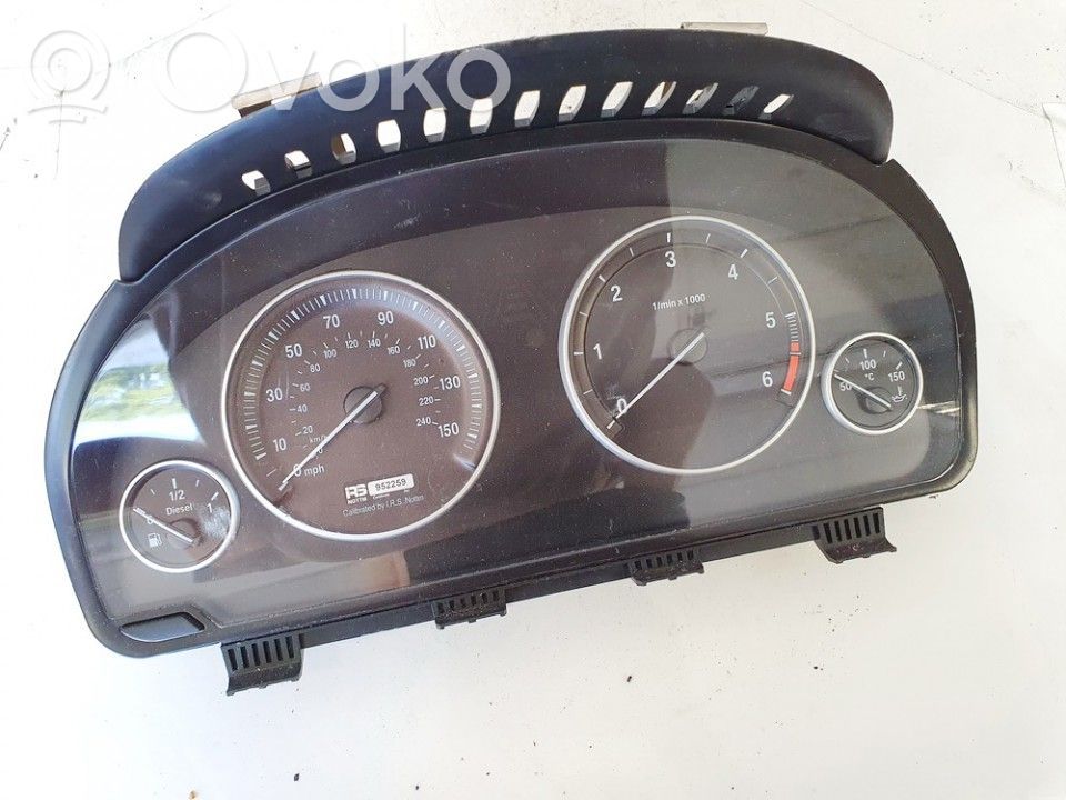 BMW 5 F10 F11 Compteur de vitesse tableau de bord