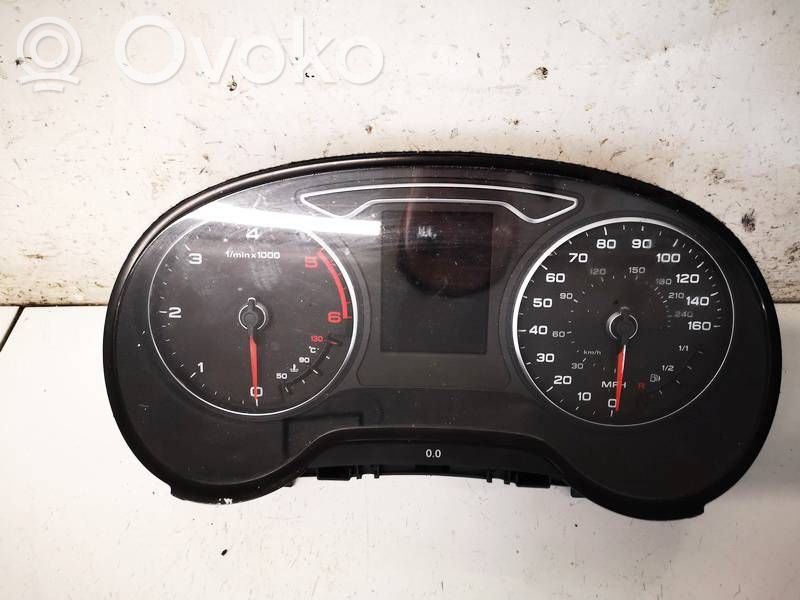 Audi A3 S3 8V Tachimetro (quadro strumenti) 