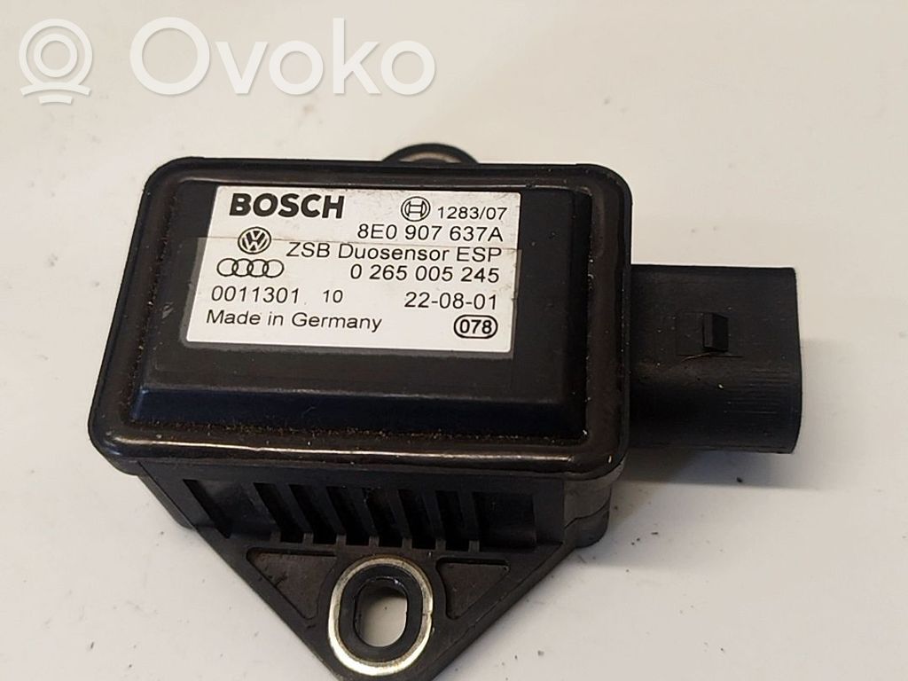 Senzor de accelerație ESP   8E0907637A,8E0907637A,0265005245,8E0907637A