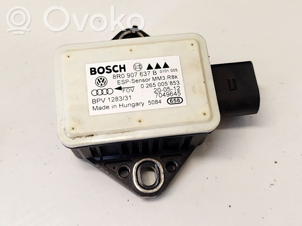 Audi A4 S4 B8 8K Sensore di imbardata accelerazione ESP 