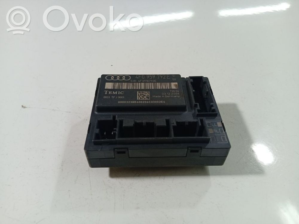 Audi A6 S6 C6 4F Unité de commande module de porte