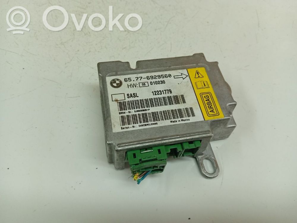 BMW 7 E65 E66 Unidad de control/módulo del Airbag 