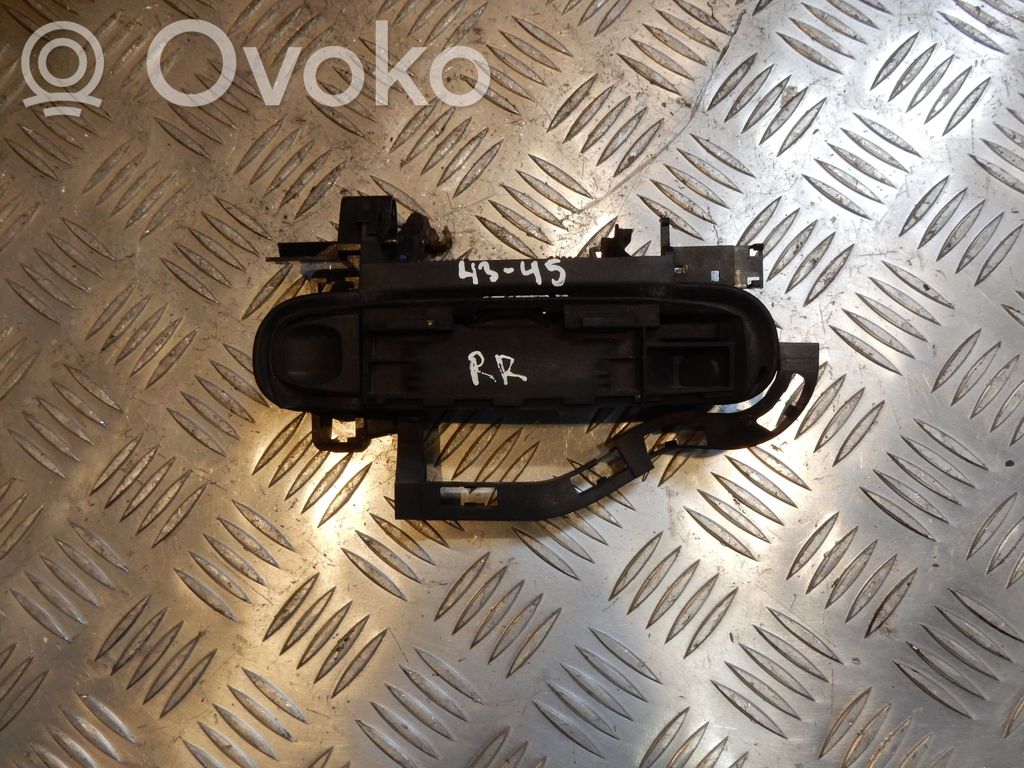 Audi A6 S6 C6 4F Manecilla/asa externa de la puerta trasera 