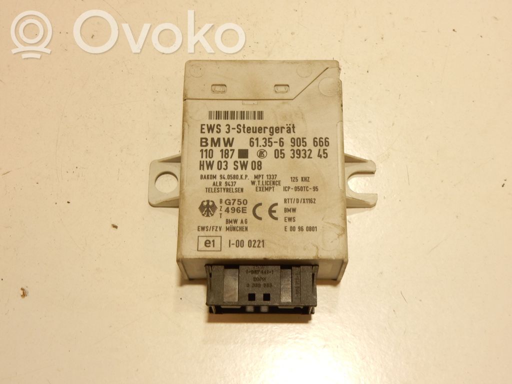 Unité de commande dispositif d'immobilisation   6905666,42109
