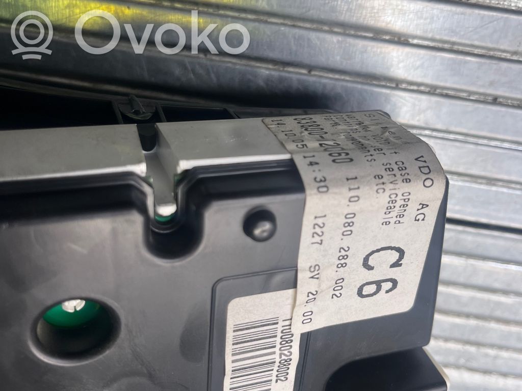 Toyota Corolla E120 E130 Speedometer (instrument cluster) 