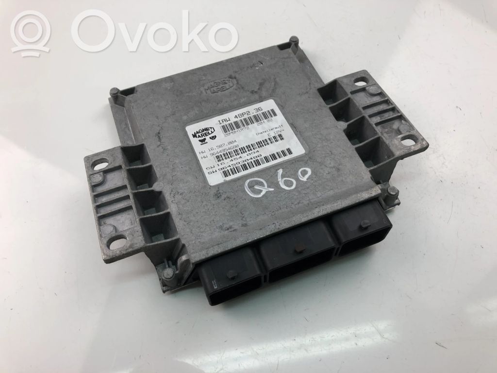 Peugeot 307 Unité de commande, module ECU de moteur 