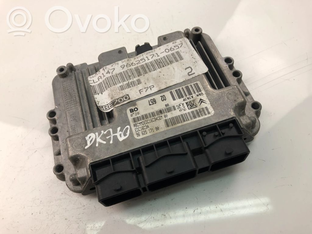 Peugeot 207 Engine control unit/module ECU 