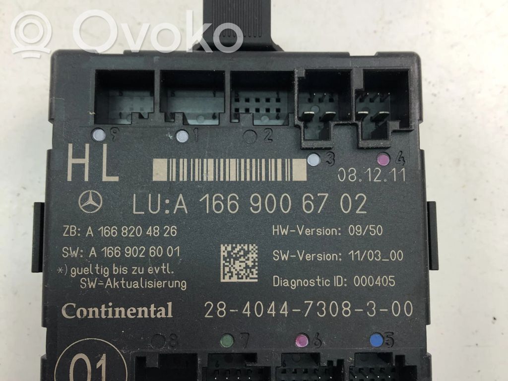Mercedes-Benz GLE (W166 - C292) Alte unități/module de control 