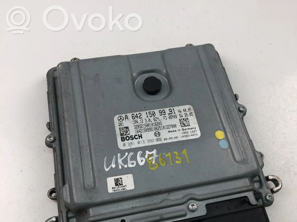 Engine control unit/module ECU   A6421509991,0281013392