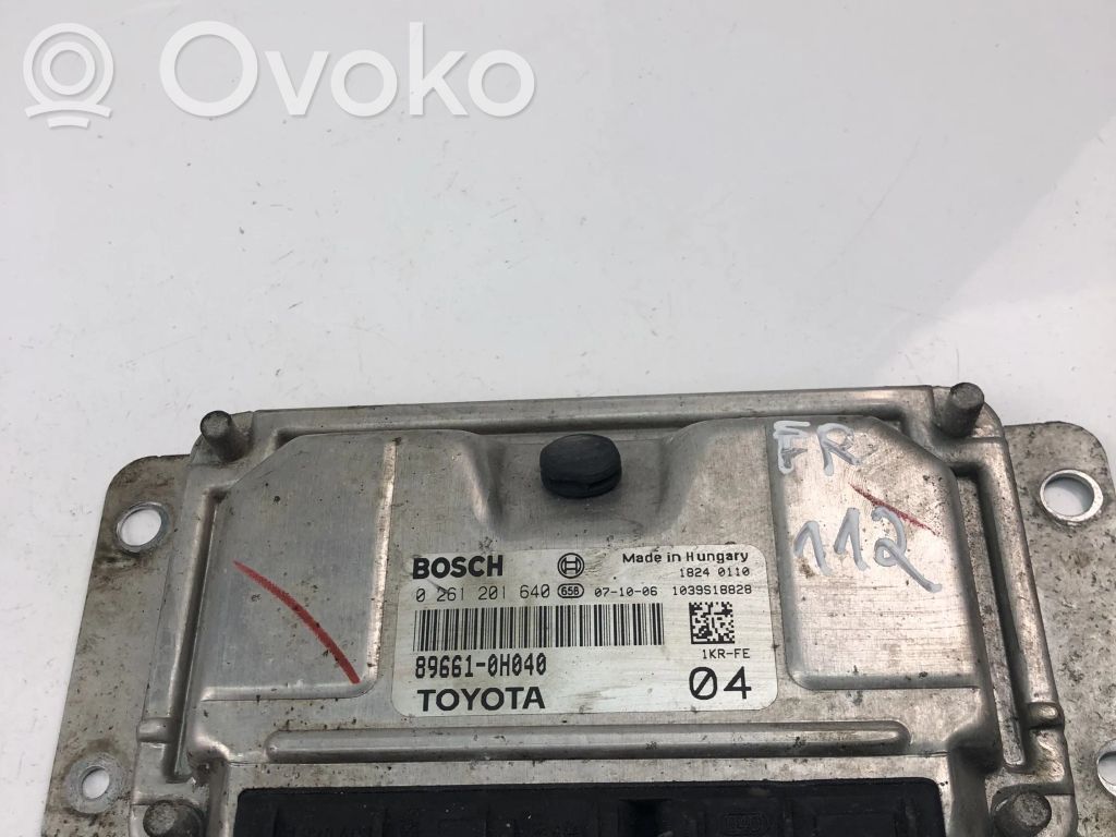 Toyota Aygo AB10 Unité de commande, module ECU de moteur 