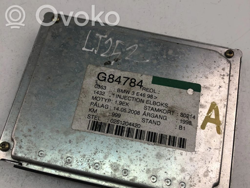 BMW 3 E46 Engine control unit/module ECU 