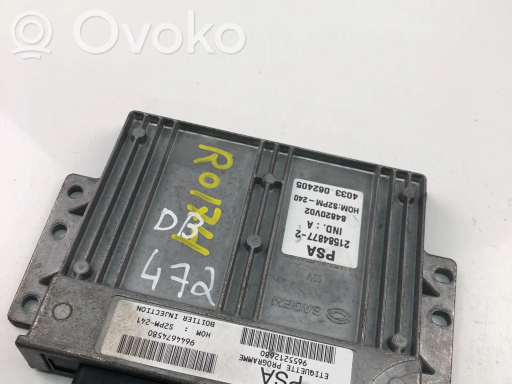 Engine control unit/module ECU   9655212680,9644674580