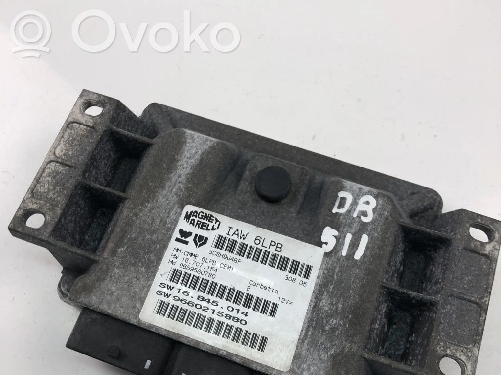 Engine control unit/module ECU   9659580780,9660215880