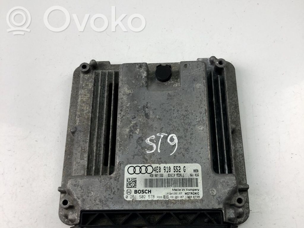 Audi A8 S8 D3 4E Engine control unit/module ECU 