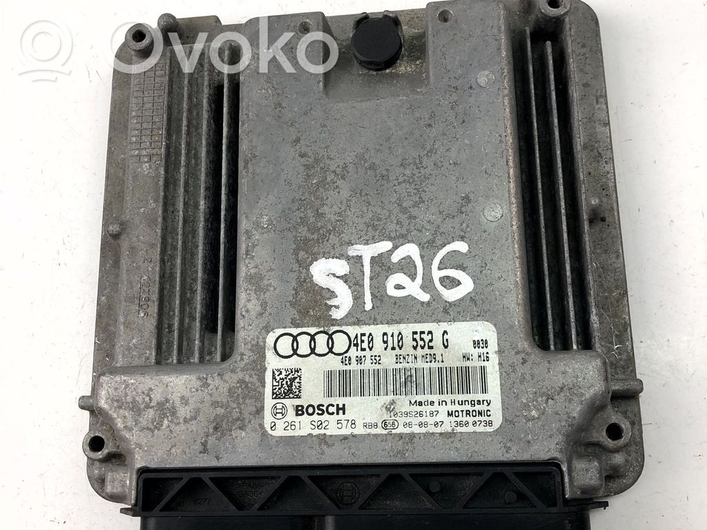 Audi A8 S8 D3 4E Engine control unit/module ECU 