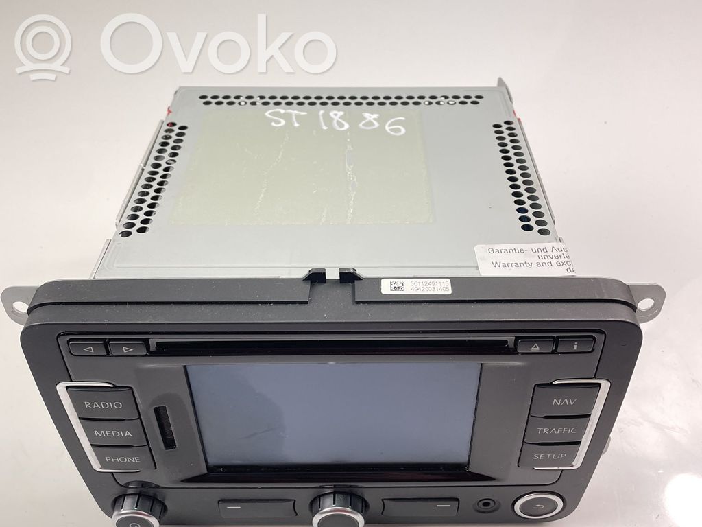 Volkswagen Tiguan Panel / Radioodtwarzacz CD/DVD/GPS 