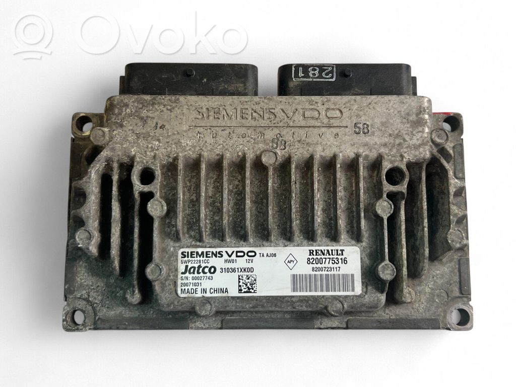Renault Laguna III Gearbox control unit/module 
