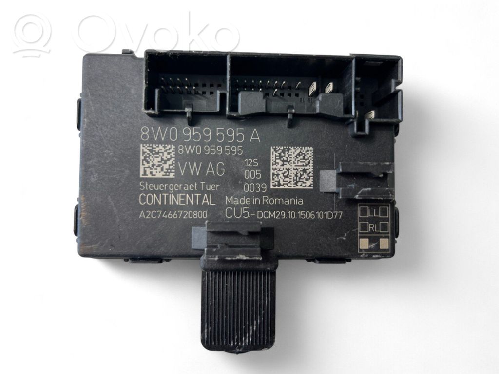 Audi A4 S4 B9 8W Door control unit/module 