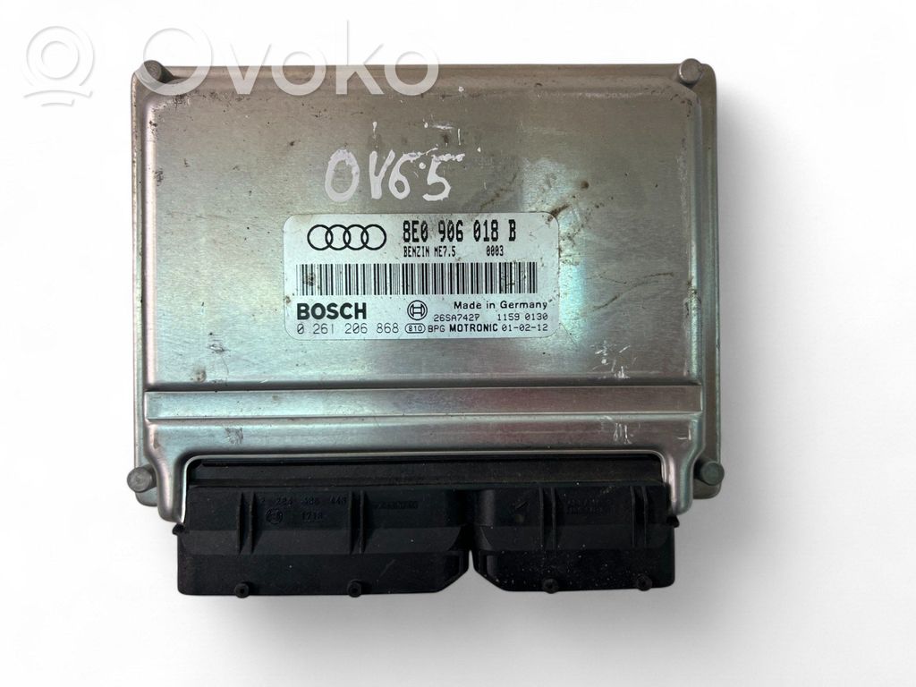 Audi A4 S4 B6 8E 8H Engine control unit/module ECU 