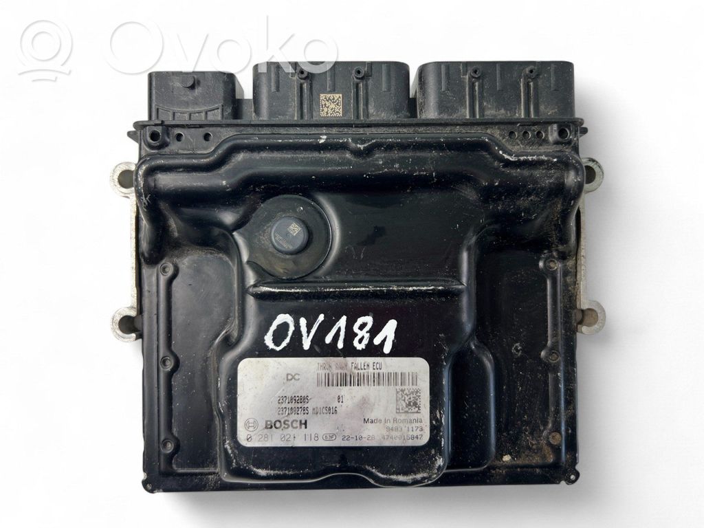 Renault Trafic III (X82) Engine control unit/module ECU 