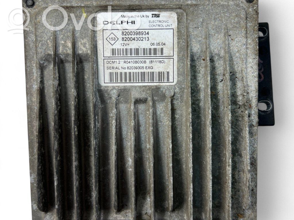 Renault Modus Centralina/modulo motore ECU 