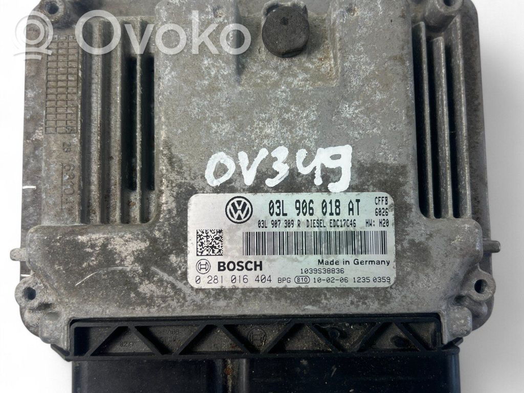 Volkswagen Golf VI Engine control unit/module ECU 