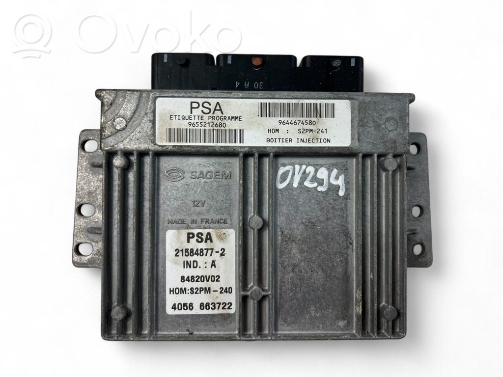 Citroen C5 Engine control unit/module 