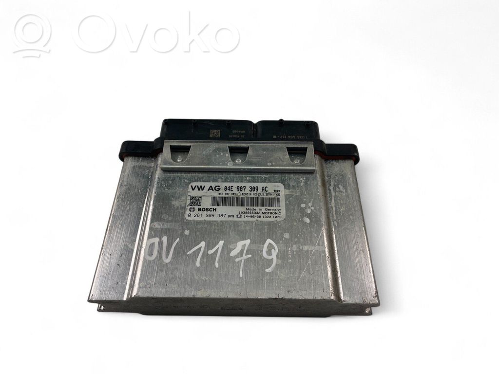 Galios (ECU) modulis   04E907309AC,0261S09387