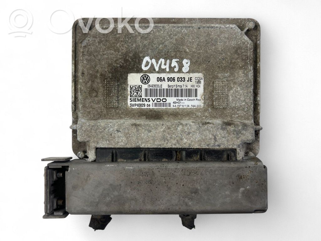 Skoda Octavia Mk2 (1Z) Unité de commande, module ECU de moteur 