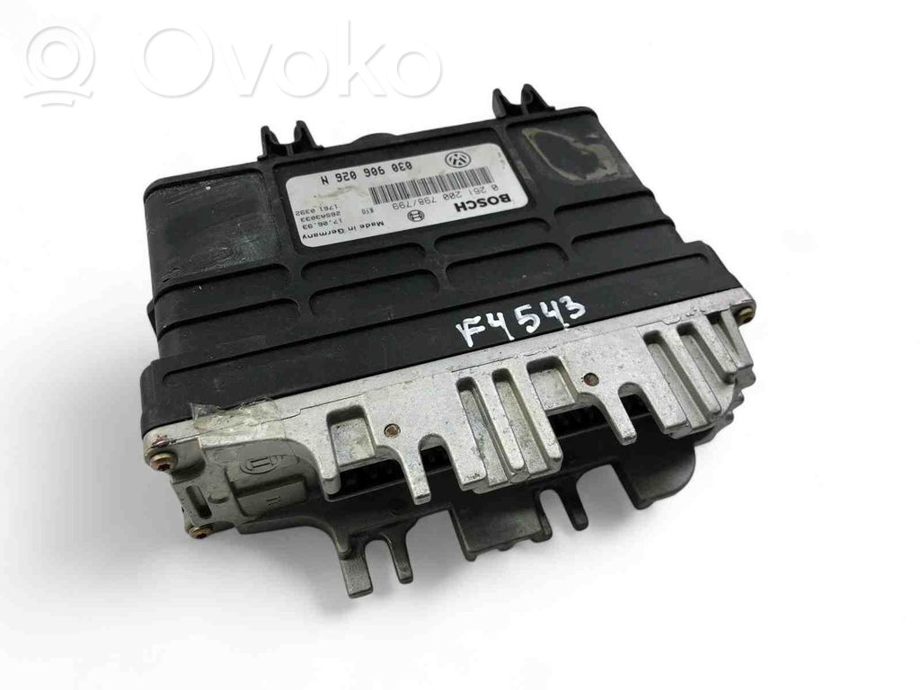 Engine control unit/module ECU   030906026N,0261200798