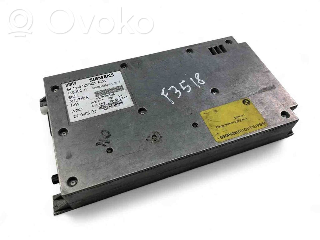 BMW 7 E65 E66 Tālruņa vadības bloks 