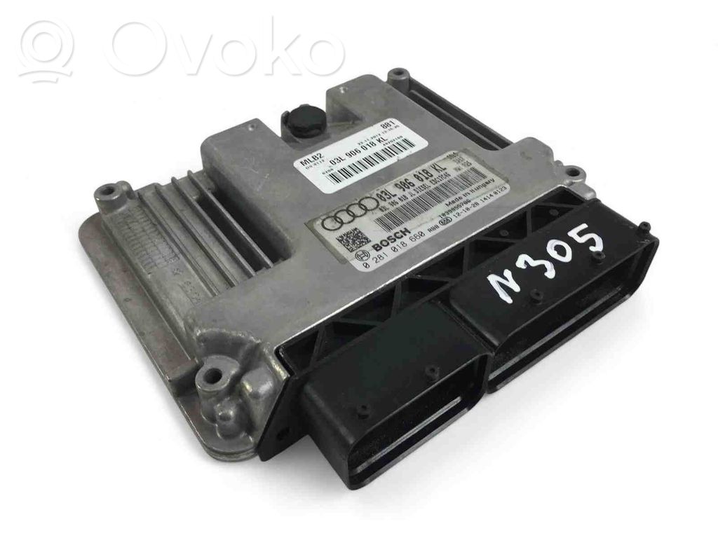 Engine control unit/module ECU   03L906018KL,0281018660
