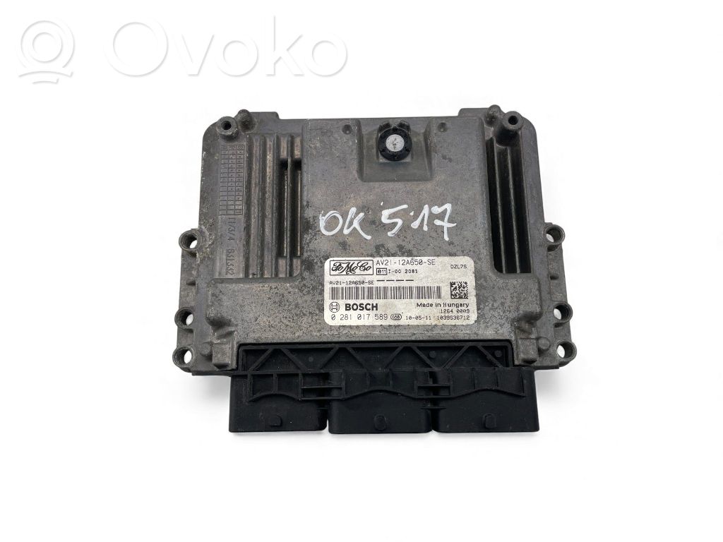 Ford Fiesta Engine control unit/module ECU 
