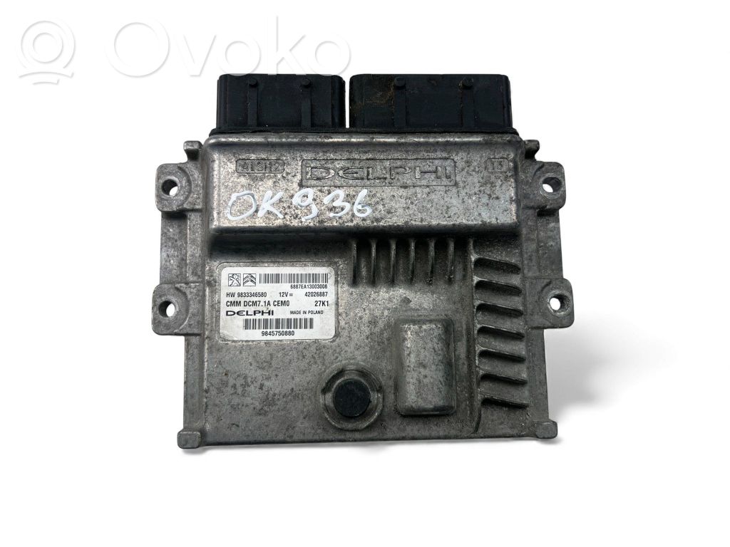 Peugeot Traveller Engine control unit/module ECU 