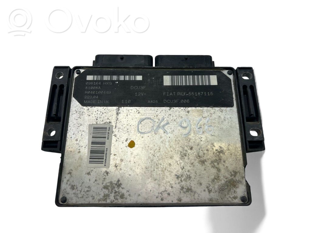 Fiat Strada Unidad de control/módulo ECU del motor 