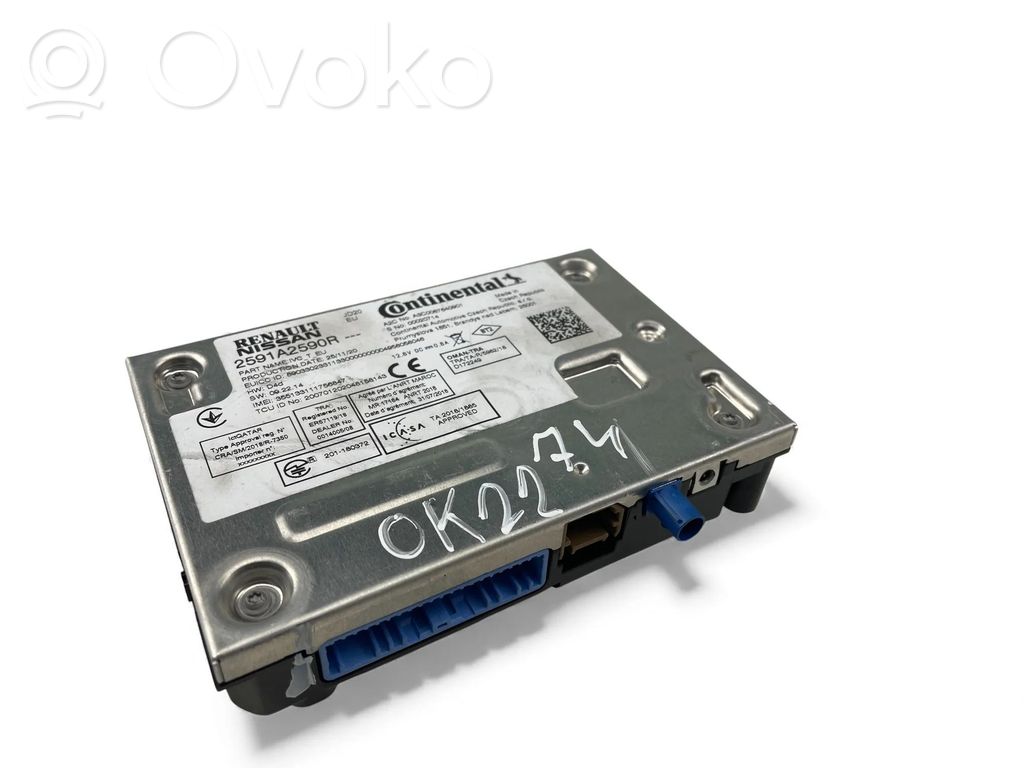 Renault Zoe GPS navigation control unit/module 