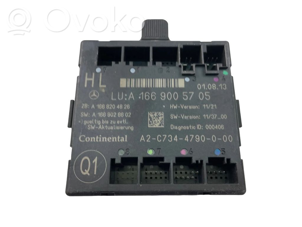 Mercedes-Benz ML W166 Alte unități/module de control 