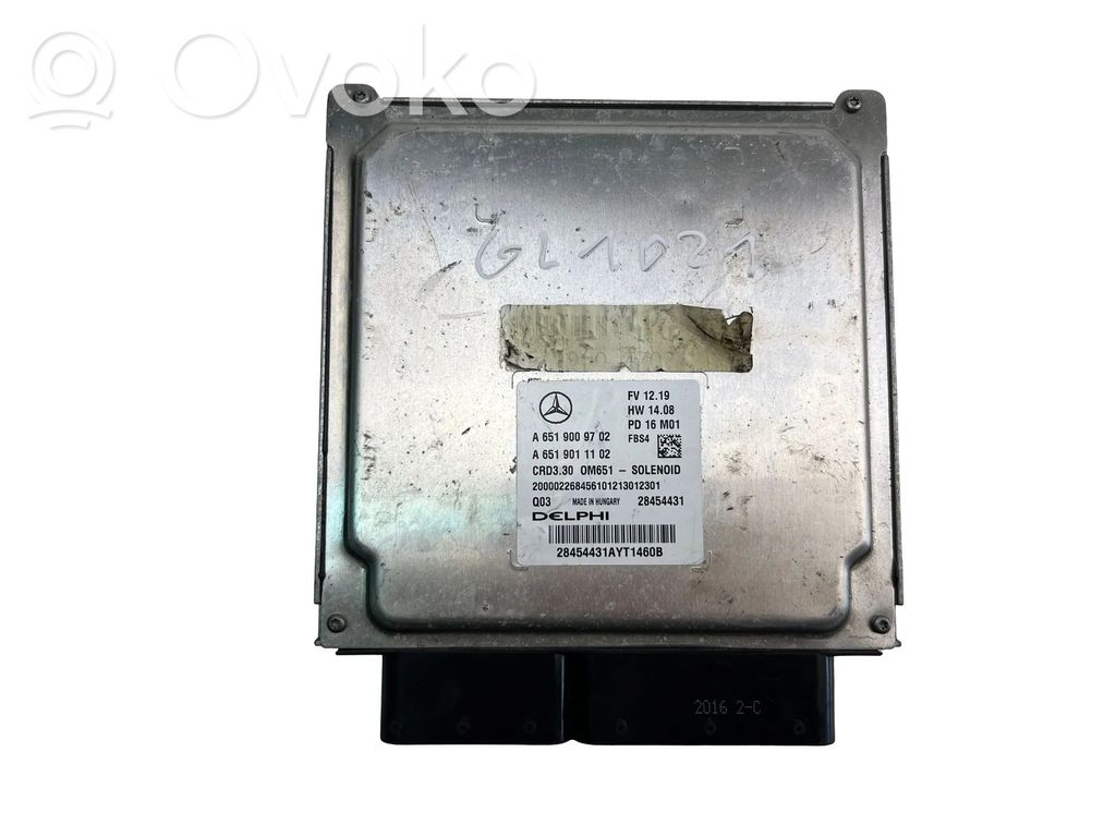 Engine control unit/module   A6519009702,A6519011102