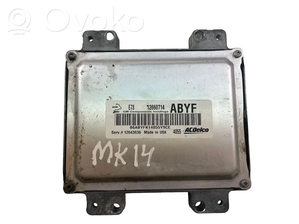 Opel Astra K Engine control unit/module ECU 