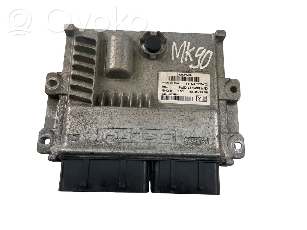 Engine control unit/module ECU   9809447980,9822456680