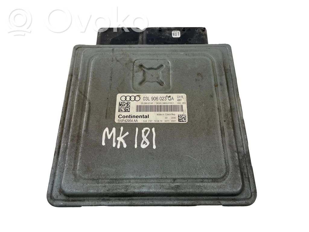 Audi A1 Unité de commande, module ECU de moteur 
