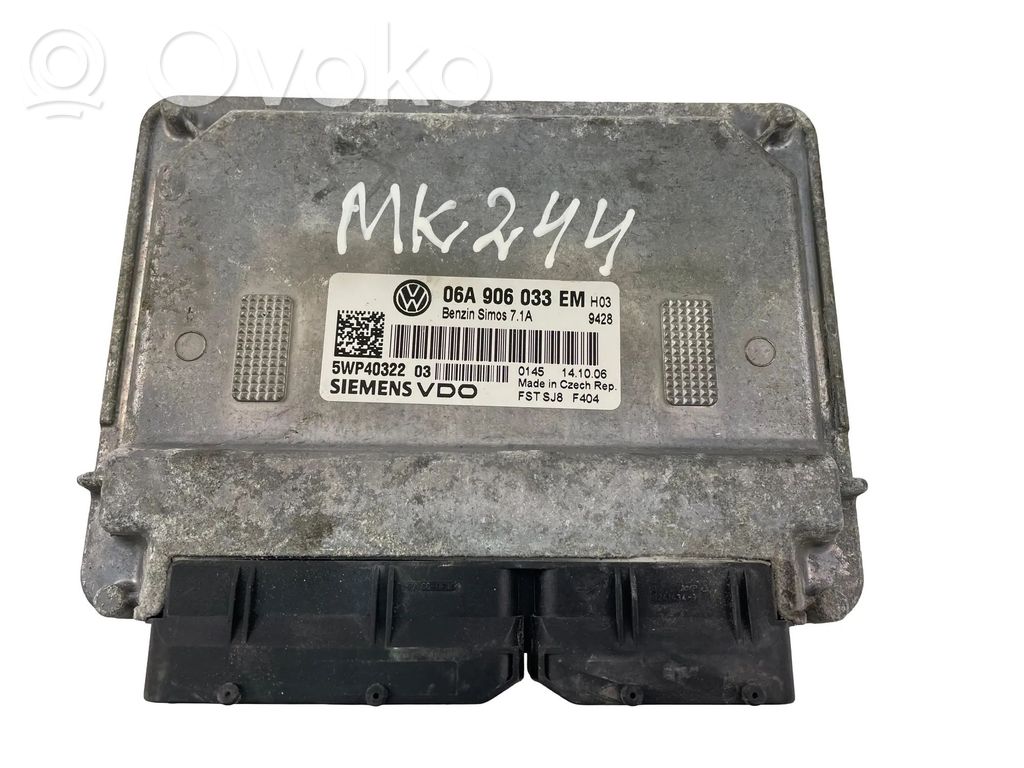 Volkswagen Golf V Unitate control motor/modul ECU 