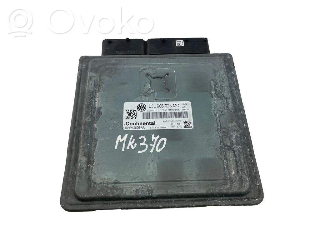 Volkswagen Golf VI Unité de commande, module ECU de moteur 